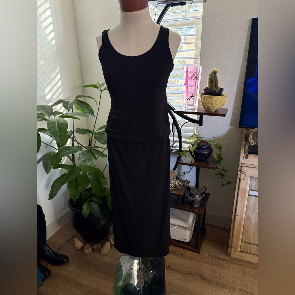 MICHAEL Michael Kors Black Midi Dress
